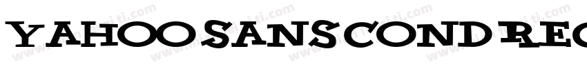 Yahoo Sans Cond Regular字体转换